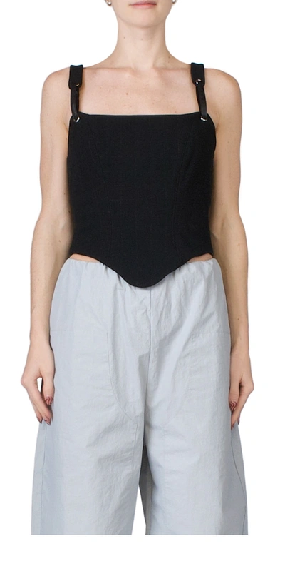 Paris Georgia Lottie Seam-detail Bodice Top