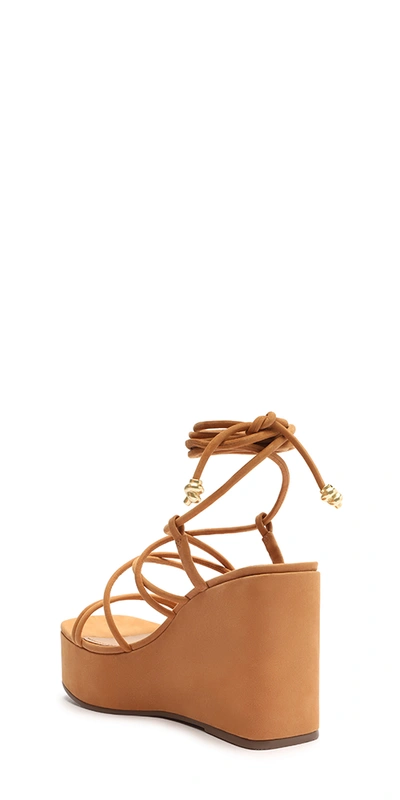 Shop Schutz Magdalena Suede Platform Sandal