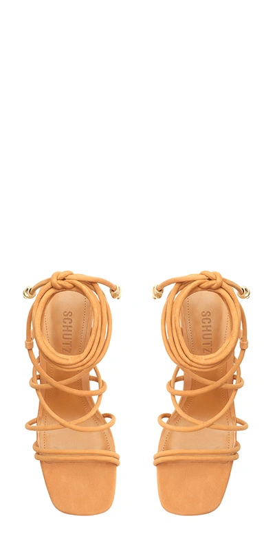 Schutz Magdalena Suede Platform Sandal
