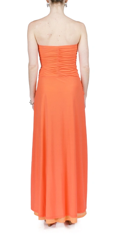 Simon Miller Mesh Swizzle Dress In Sweet Coral