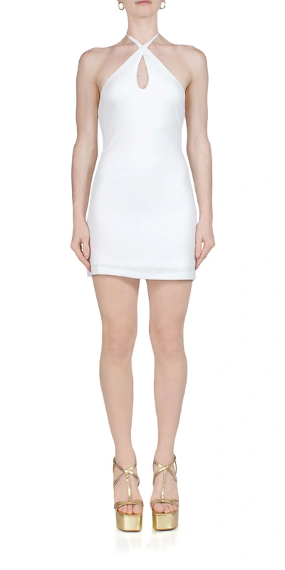 Shop Third Form Mode Halter Mini Dress