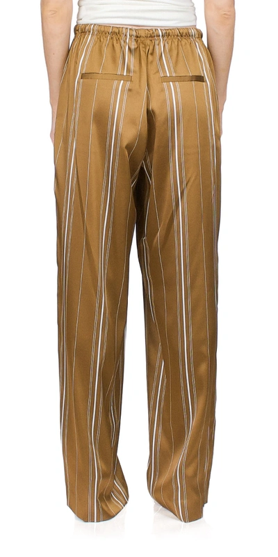 Vince Multi-stripe Satin Pull-on Pants
