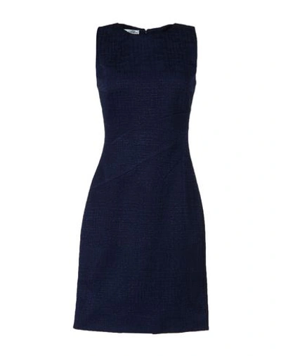 Oscar De La Renta Knee-length Dress In Dark Blue