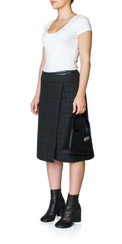 Shop 6397 Plaid Wrap Skirt