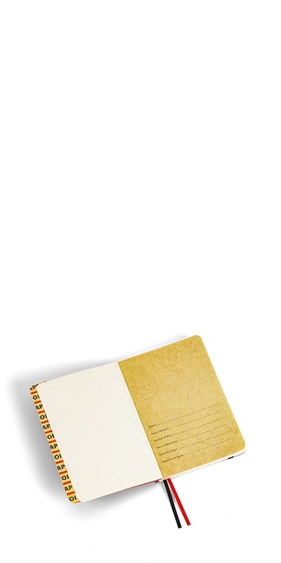 Seletti Checkered Floral Notebook