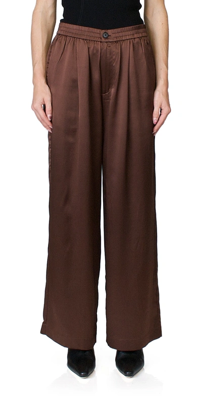 Shop 6397 Silk Pull On Pant Mahogany