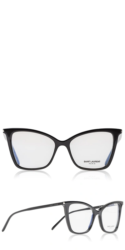 Shop Saint Laurent Sl 386 Cat Eye Optical Glasses