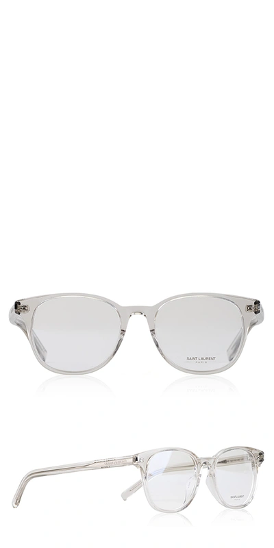 Shop Saint Laurent Sl 523 Round Optical Glasses