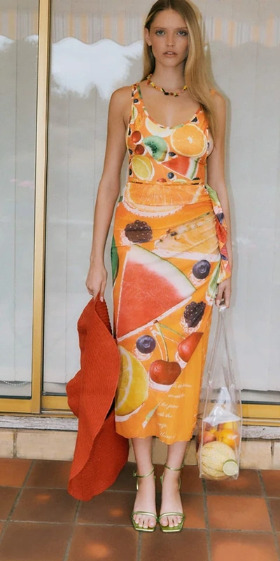 Shop House Of Sunny Some Fruits Skirt