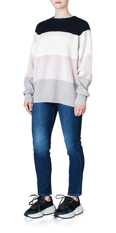 Shop 6397 Striped Raglan Sweater