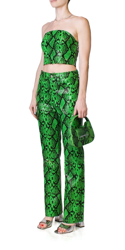 Simon Miller Twister Top In Grass Green