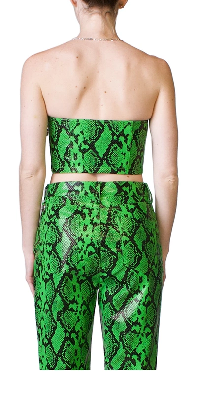Simon Miller Twister Top In Grass Green
