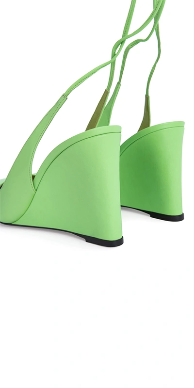 By Far Vaughn Wedge Green