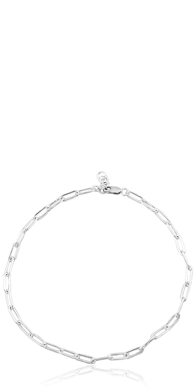 Loren Stewart Xl Long Link Choker In Silver