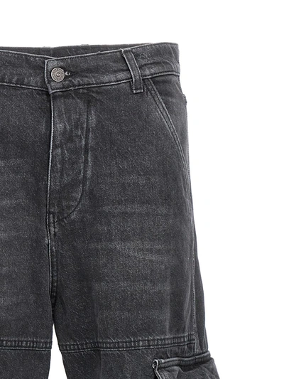 Shop Diesel 'd-sire-cargo-s' Jeans In Black
