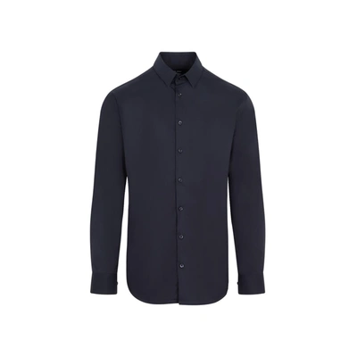 Shop Giorgio Armani Shirt In Blue