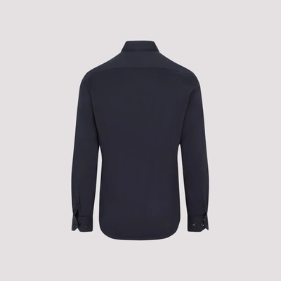 Shop Giorgio Armani Shirt In Blue