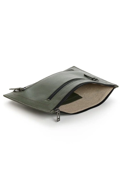 Shop Botkier Chelsea Large Clutch In Army Green