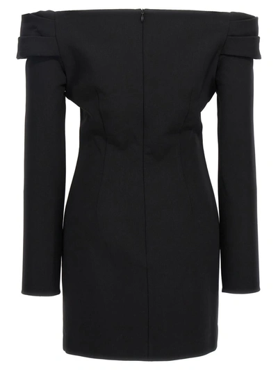 Shop Magda Butrym '27' Dress In Black