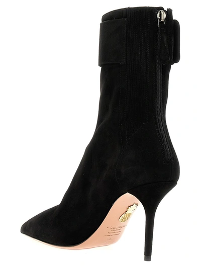 Shop Aquazzura 'st. Honoré' Ankle Boots In Black