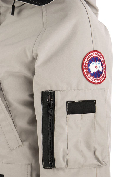 Shop Canada Goose Chilliwack - Bomber Jacket With Hood In Limestone