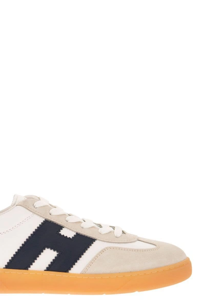 Shop Hogan Cool - Sneakers In White/blue/red