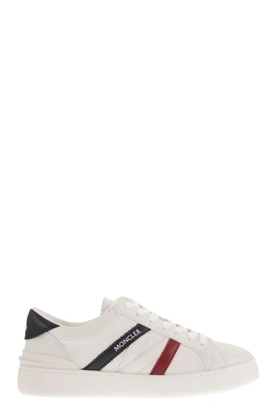 token waterstof De onze Moncler White Monaco M Sneakers | ModeSens