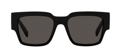 Shop Dolce & Gabbana Dg6184 501/87 Square Sunglasses In Grey