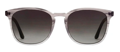 Shop Krewe Blake Square Polarized Sunglasses In Grey