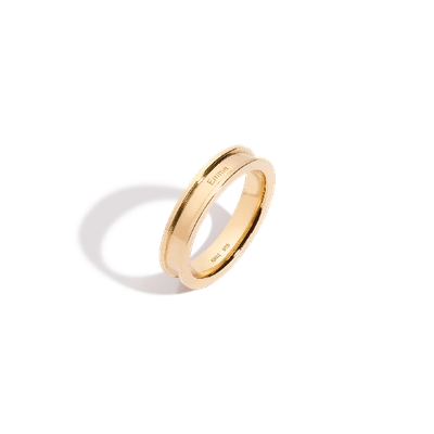 Aurate New York Mini Column Ring In Rose