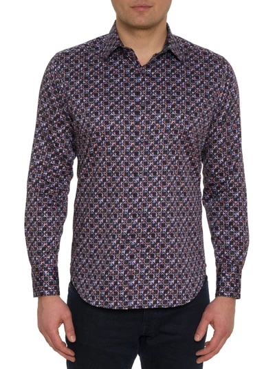 Shop Robert Graham Yeni Long Sleeve Button Down Shirt In Multi