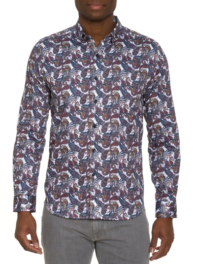 Shop Robert Graham Sabir Long Sleeve Button Down Shirt In Multi