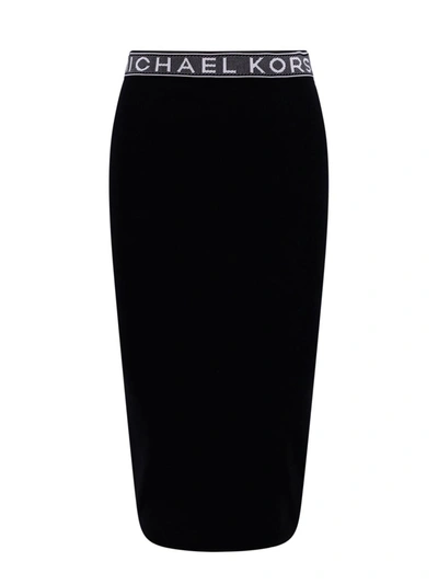 Shop Michael Kors Skirt In Black