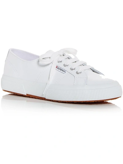 Shop Superga 2750 Naplngcotu Womens Leather Lifestyle Casual And Fashion Sneakers In White