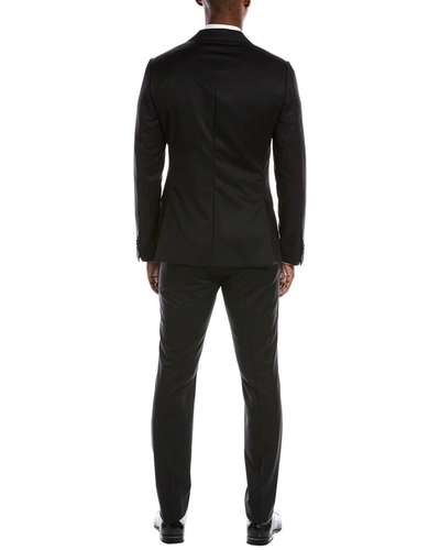 Shop Z Zegna Z Zenga 2pc Wool Suit In Black