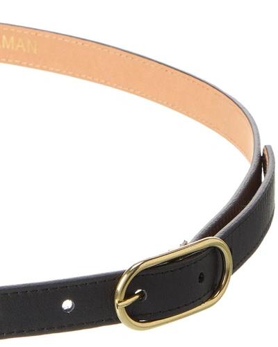 Shop Persaman New York Apolline Leather Belt In Black