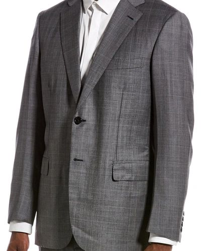Shop Brioni 2pc Wool Suit In Grey
