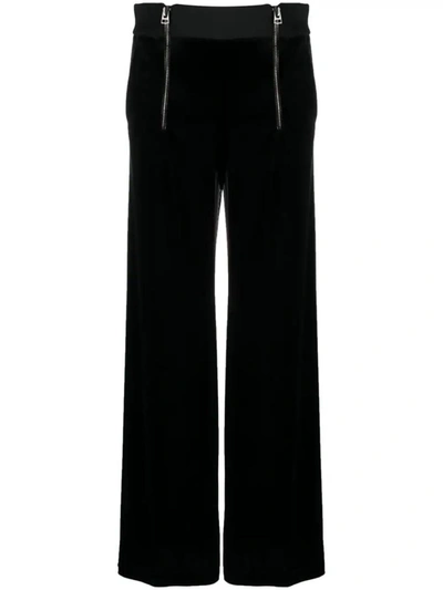 Shop Tom Ford High Waisted Wide Leg Pants In Black