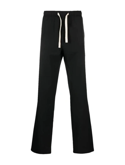 Shop Palm Angels Straight Trousers In Black
