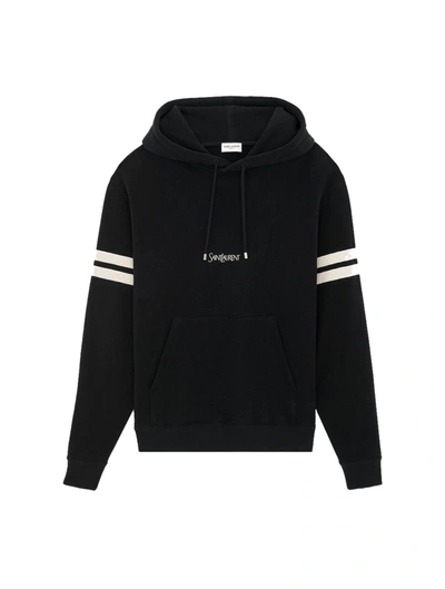 Shop Saint Laurent Hoodie In Nude & Neutrals