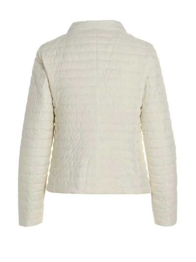 Herno Buttoned Reversible Down Jacket In Multicolor