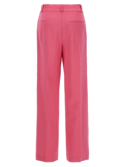 Shop Area Crystal Embellished Pants Fuchsia