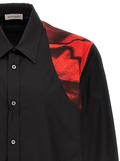 Shop Alexander Mcqueen Harness Shirt, Blouse Black