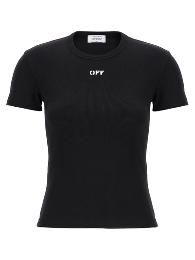 Shop Off-white Off T-shirt Black