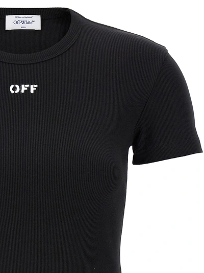 Shop Off-white Off T-shirt Black