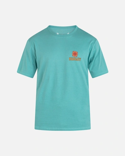 Shop United Legwear Men's Everyday Nuvo Wheel Short Sleeve T-shirt In Broken Jade