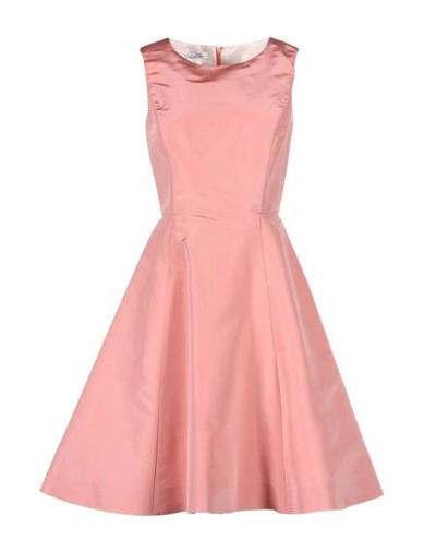 Oscar De La Renta Knee-length Dress In Pink