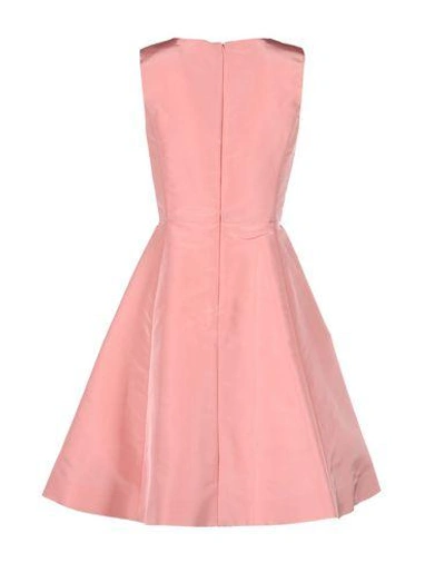 Shop Oscar De La Renta Knee-length Dress In Pink