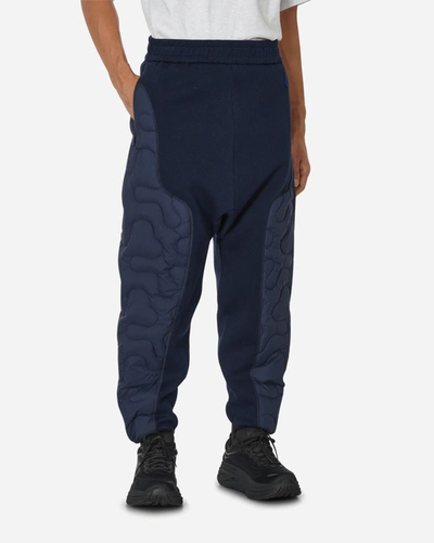 Shop Moncler Genius Salehe Bembury Padded Pants Navy In Blue