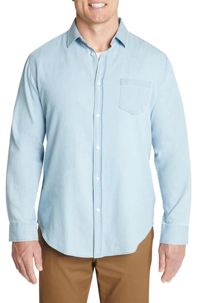Shop Johnny Bigg Grayson Denim Regular Fit Button-up Shirt In Blue